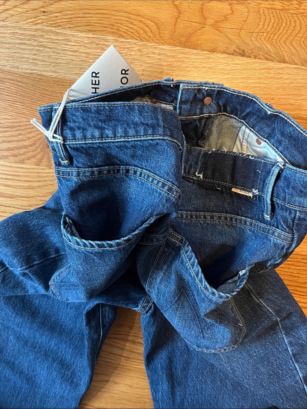 MOTHER The Half-Pipe Ankle Jeans Size 28 NWT - Picture 17 of 17